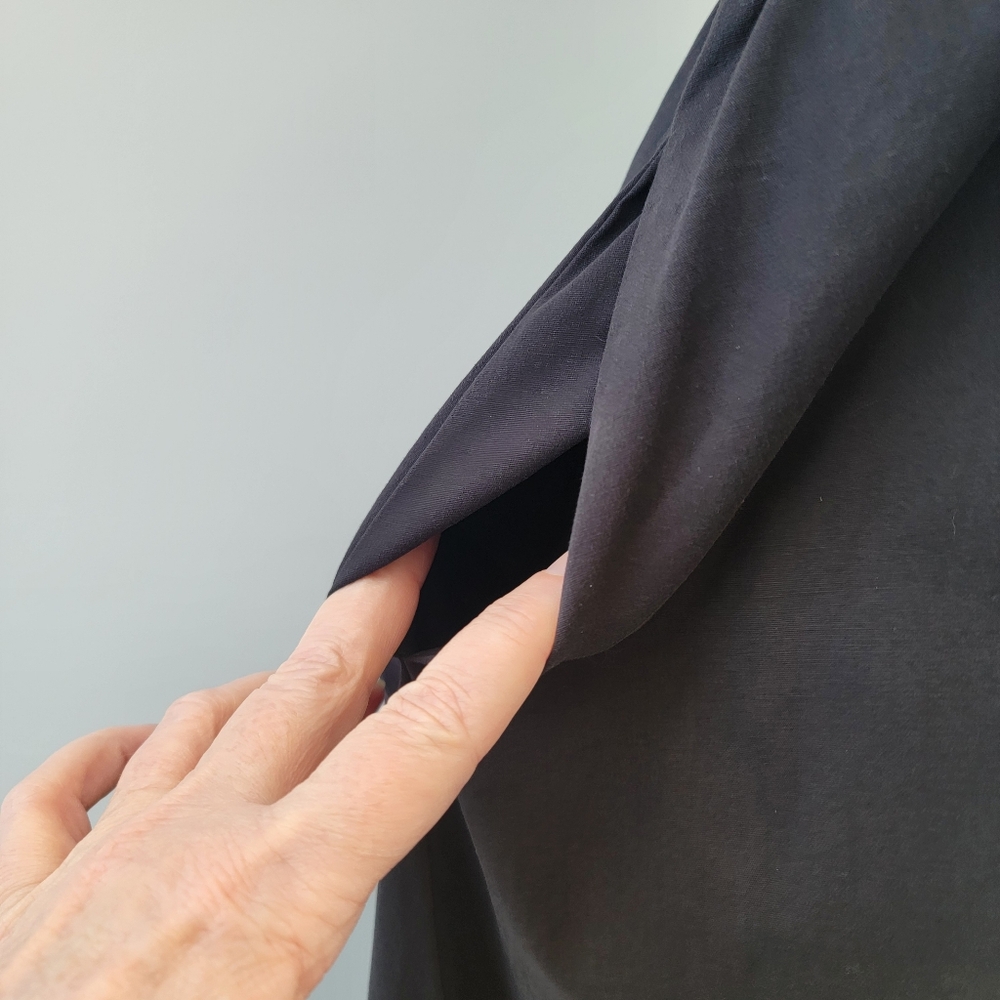 All Row Lucinda Black Midi Market Dress Size Small Minimalist Preppy Neutral - Picture 4 of 15